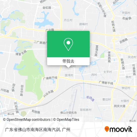 广东省佛山市南海区南海汽训地图