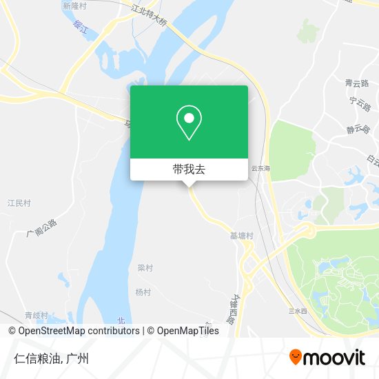 仁信粮油地图
