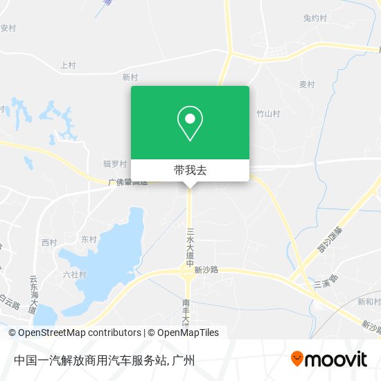 中国一汽解放商用汽车服务站地图