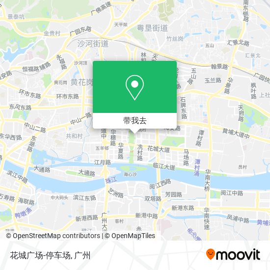 花城广场-停车场地图