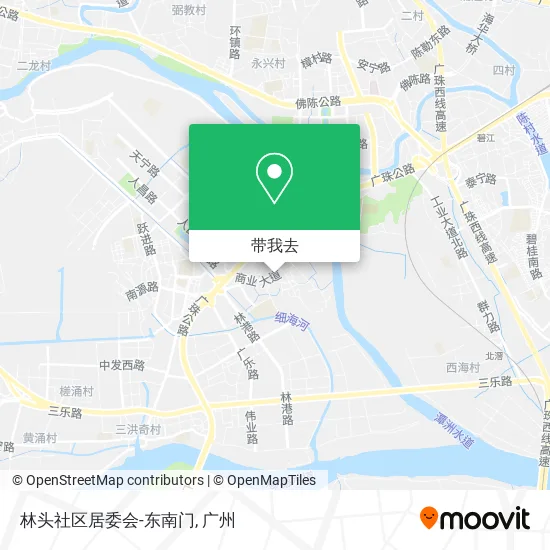 林头社区居委会-东南门地图