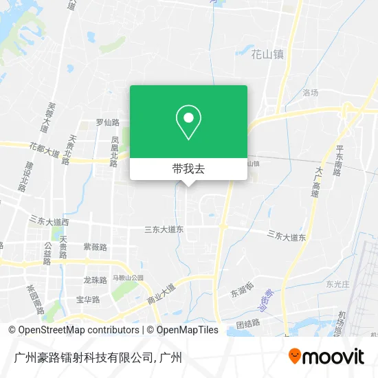 广州豪路镭射科技有限公司地图