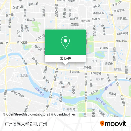 广州番禺大华公司地图