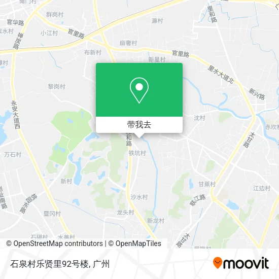 石泉村乐贤里92号楼地图