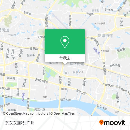 京东东圃站地图