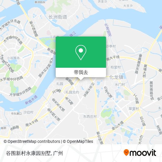 谷围新村永康园别墅地图