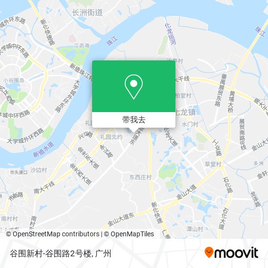 谷围新村-谷围路2号楼地图