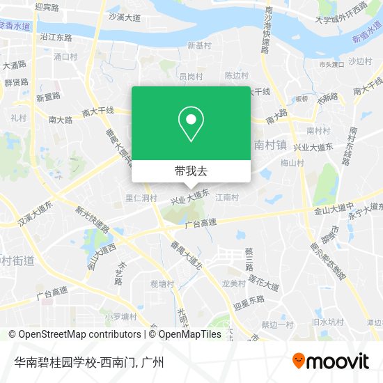 华南碧桂园学校-西南门地图