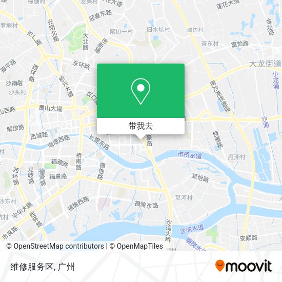 维修服务区地图