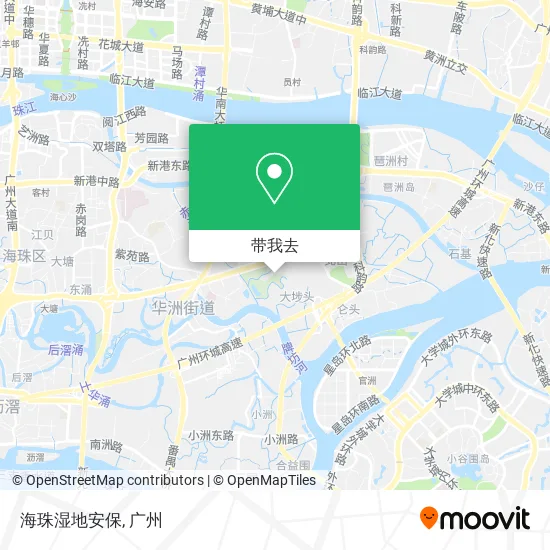海珠湿地安保地图