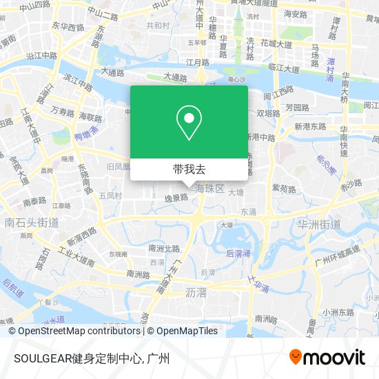 SOULGEAR健身定制中心地图
