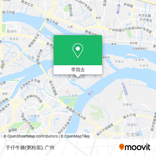 于仔牛腩(粥粉面)地图