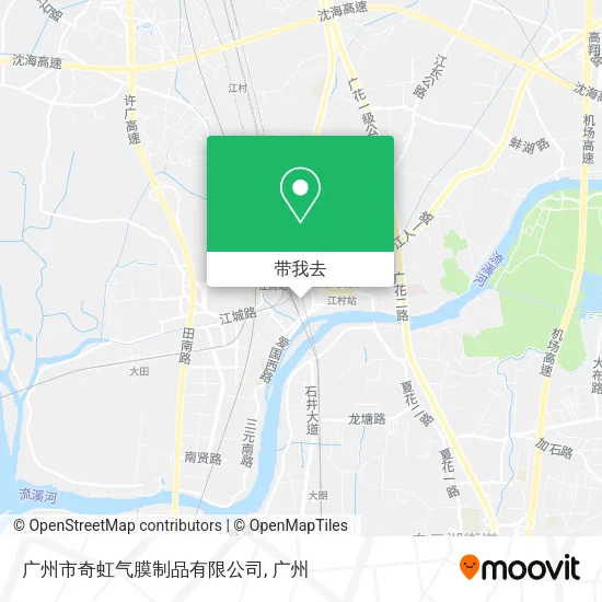 广州市奇虹气膜制品有限公司地图