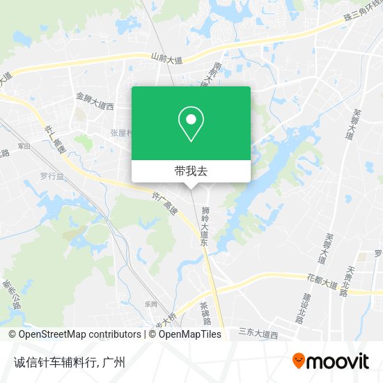 诚信针车辅料行地图