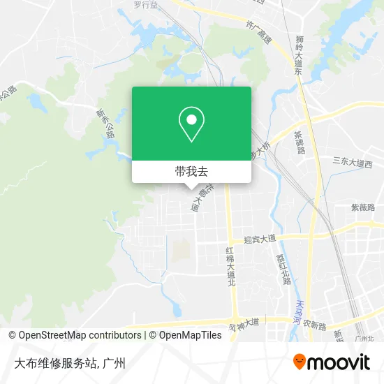 大布维修服务站地图