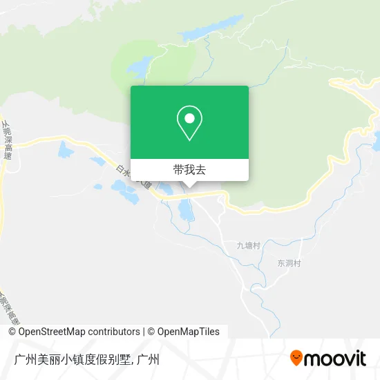 广州美丽小镇度假别墅地图