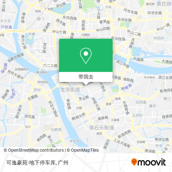 可逸豪苑-地下停车库地图