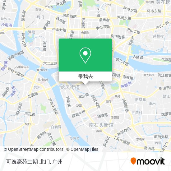 可逸豪苑二期-北门地图