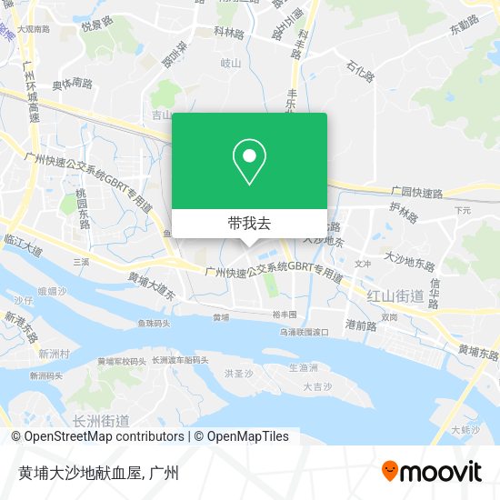 黄埔大沙地献血屋地图