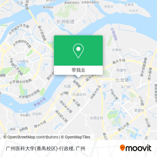 广州医科大学(番禺校区)-行政楼地图