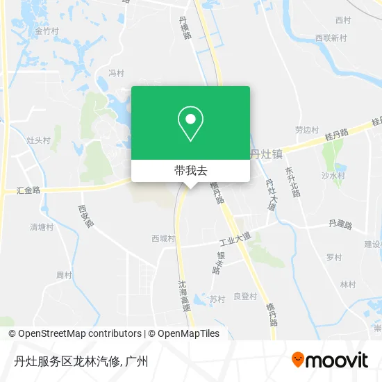 丹灶服务区龙林汽修地图