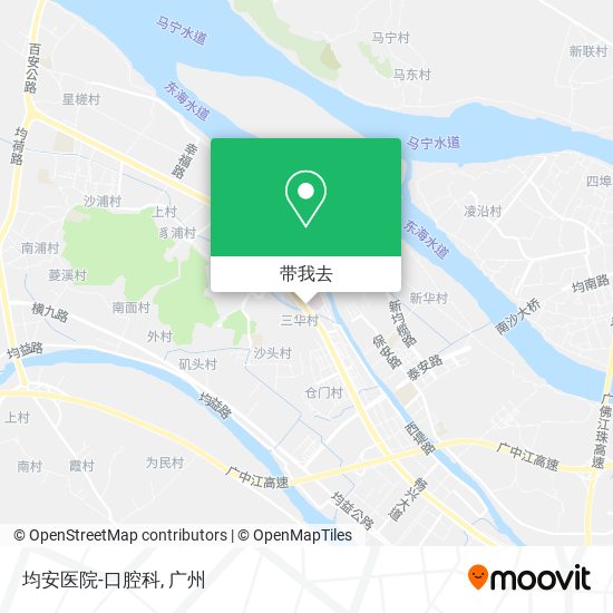 均安医院-口腔科地图