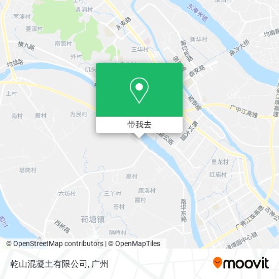 乾山混凝土有限公司地图