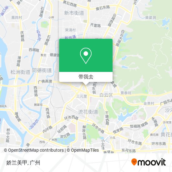 娇兰美甲地图