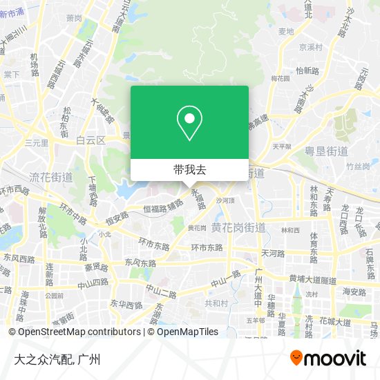 大之众汽配地图