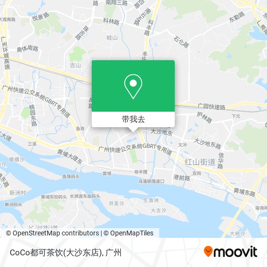 CoCo都可茶饮(大沙东店)地图