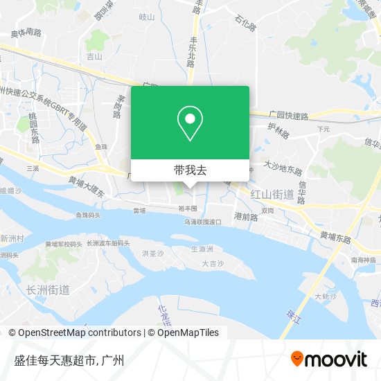 盛佳每天惠超市地图