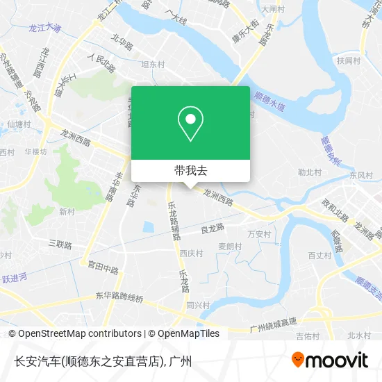 长安汽车(顺德东之安直营店)地图