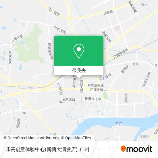 乐高创意体验中心(新塘大润发店)地图