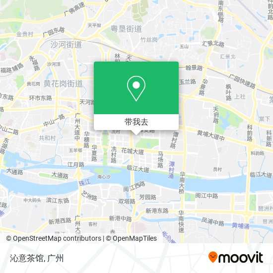 沁意茶馆地图