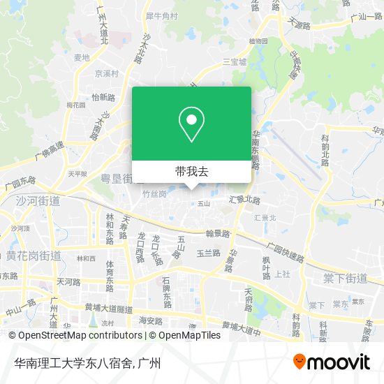 华南理工大学东八宿舍地图
