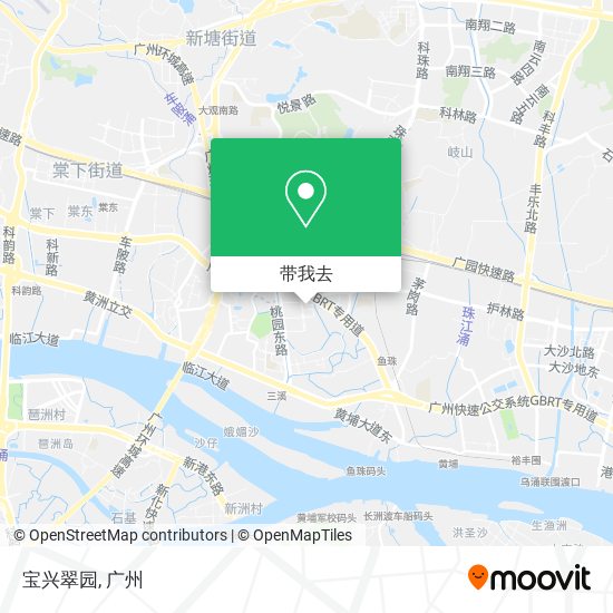 宝兴翠园地图