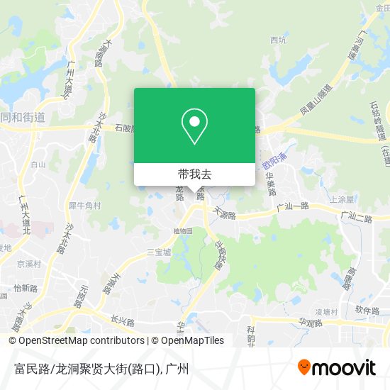 富民路/龙洞聚贤大街(路口)地图
