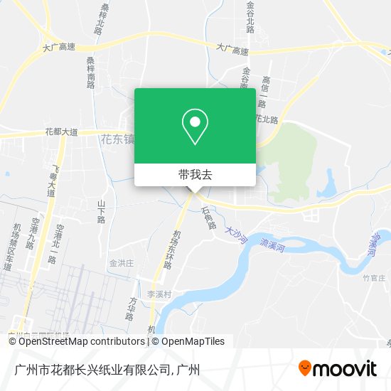 广州市花都长兴纸业有限公司地图
