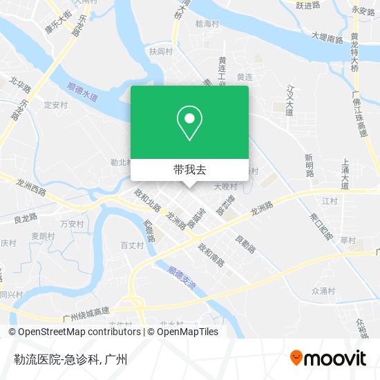 勒流医院-急诊科地图