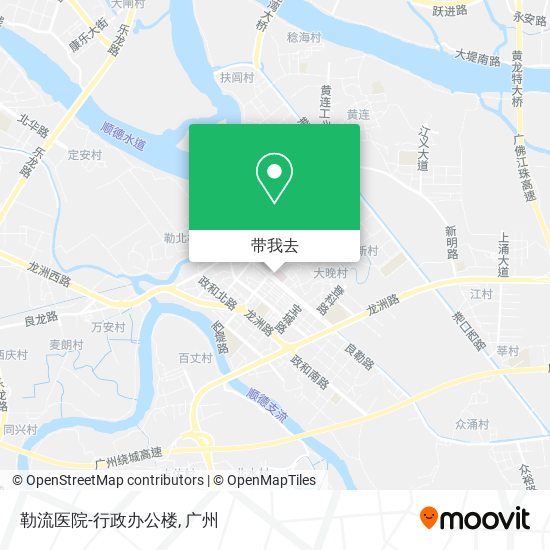 勒流医院-行政办公楼地图
