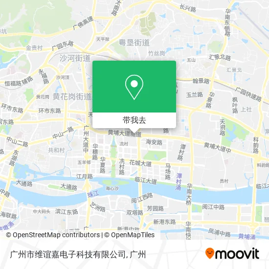 广州市维谊嘉电子科技有限公司地图