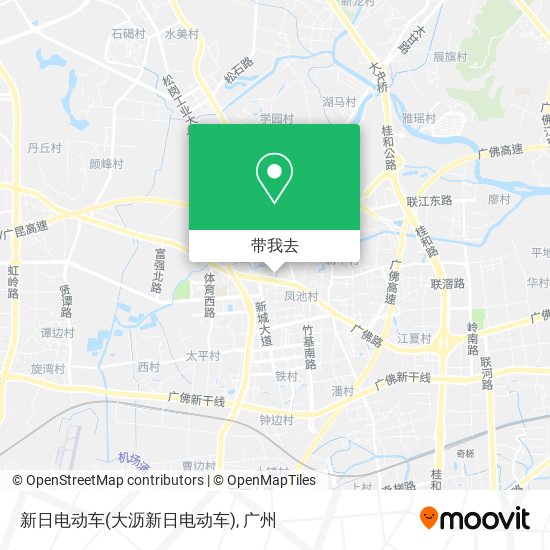 新日电动车(大沥新日电动车)地图