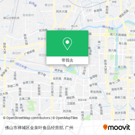 佛山市禅城区金泉叶食品经营部地图