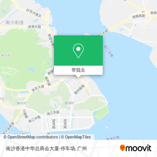 南沙香港中华总商会大厦-停车场地图