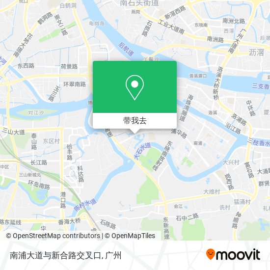 南浦大道与新合路交叉口地图
