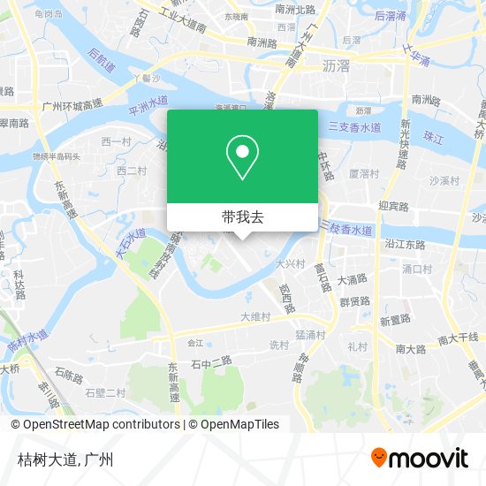 桔树大道地图
