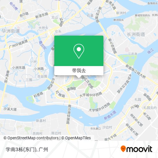 学南3栋(东门)地图