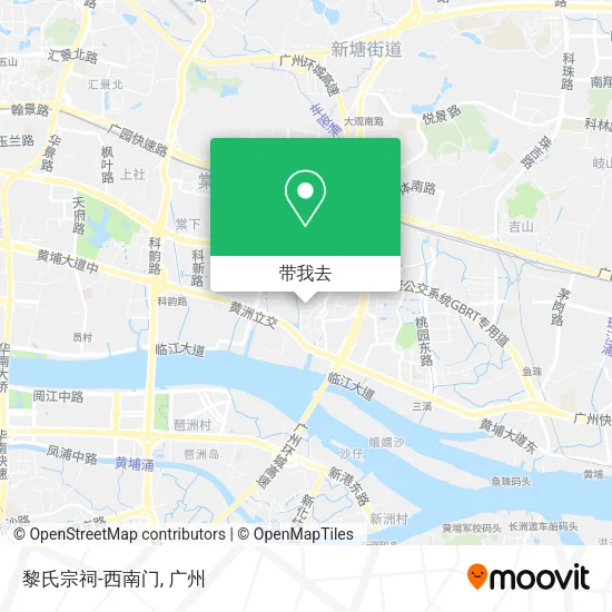 黎氏宗祠-西南门地图