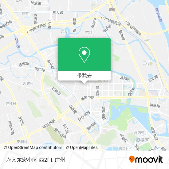 府又东宏小区-西2门地图