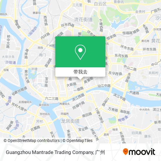 Guangzhou Mantrade Trading Company地图